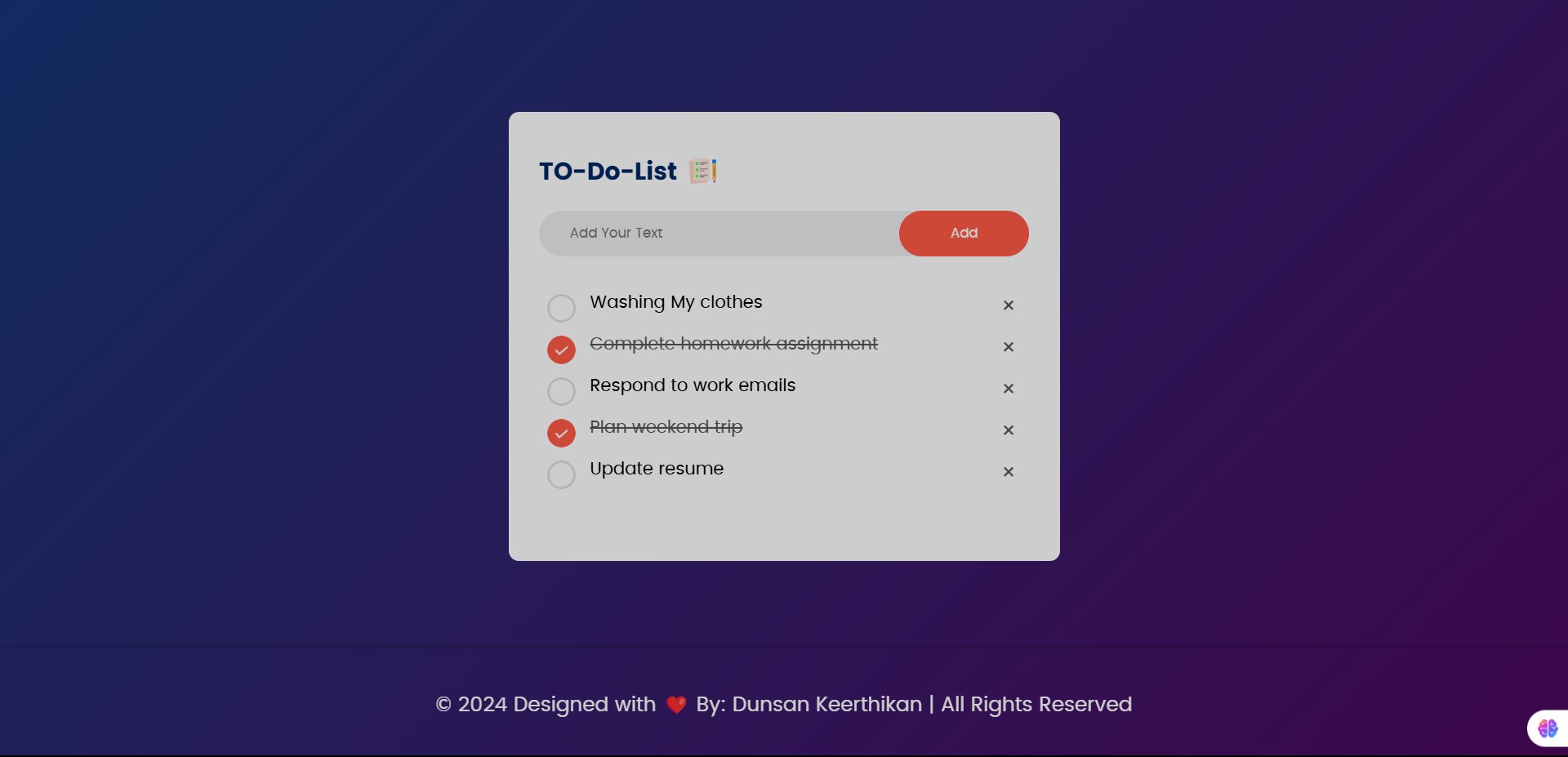 To-Do List App